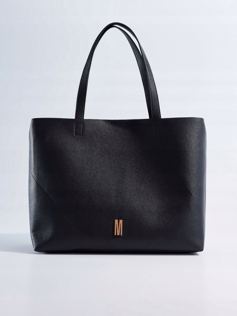 MOHITO torba shopper bag A4 i więcej CZARNA