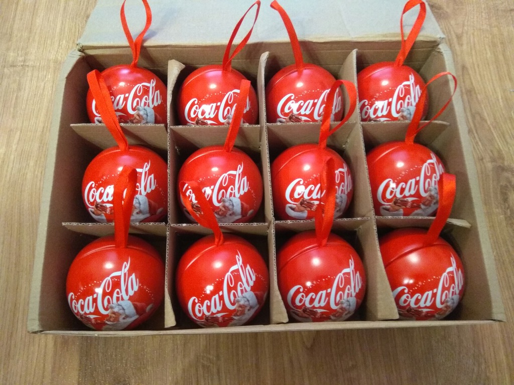 Bombki na choinkę świąteczne Coca Cola OKAZJA