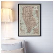IKEA BILD Plakat, Manhattan mapa II 61x91