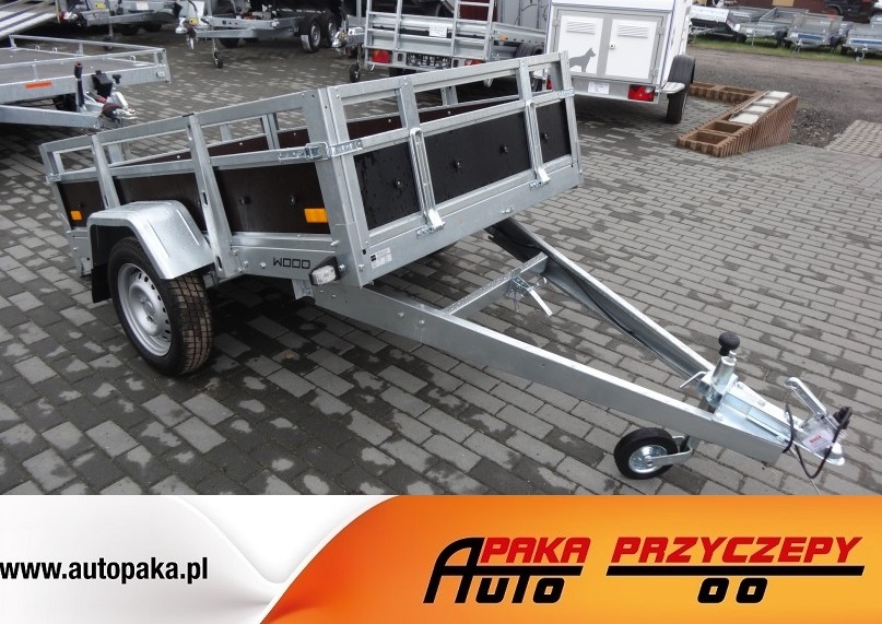 PRZYCZEPA SAMOCHODOWA TEMA WOOD MOCNA LEKKA 750KG 