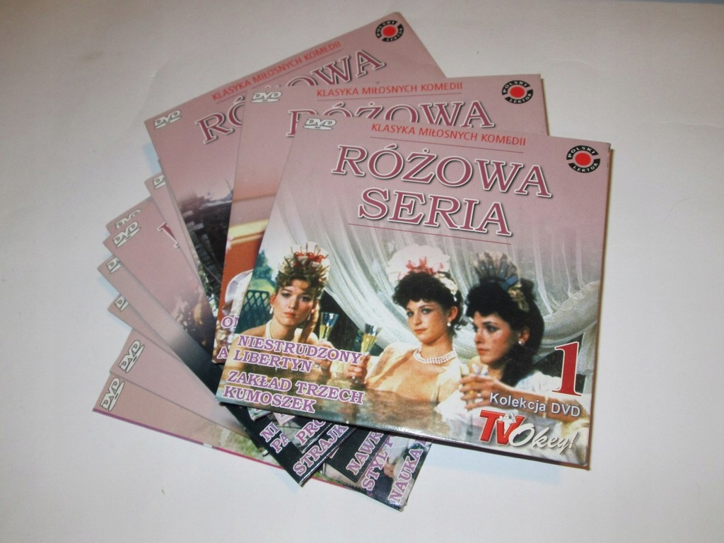RÓŻOWA SERIA-KLASYKA MIŁOSNYCH KOMEDII 12 DVD