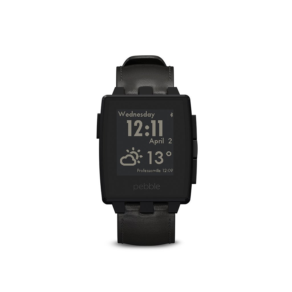 PEBBLE ZEGAREK SMARTWATCH STEEL MATTE BLACK IOS /A