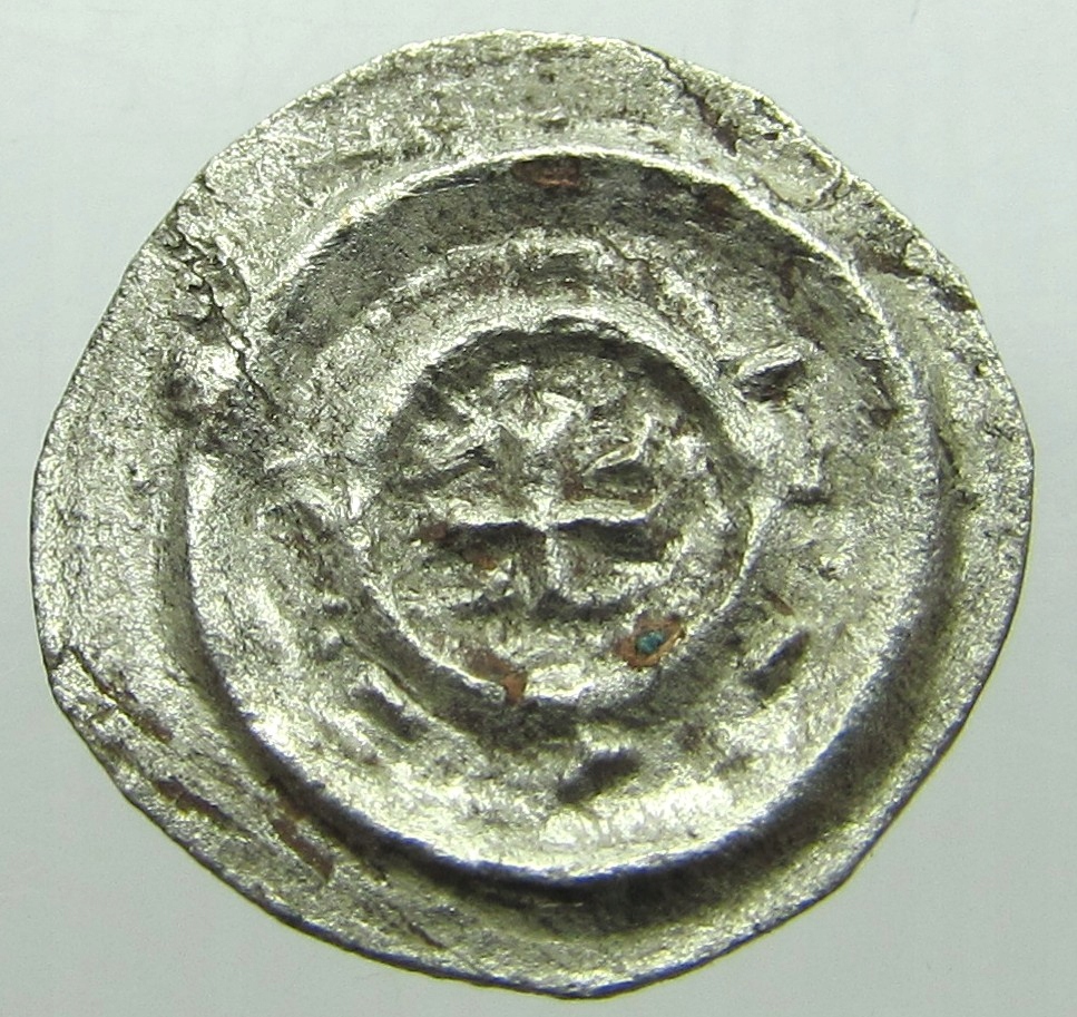 Średniowiecze Bela II Ślepy Denar 1131-1141 r. Ag
