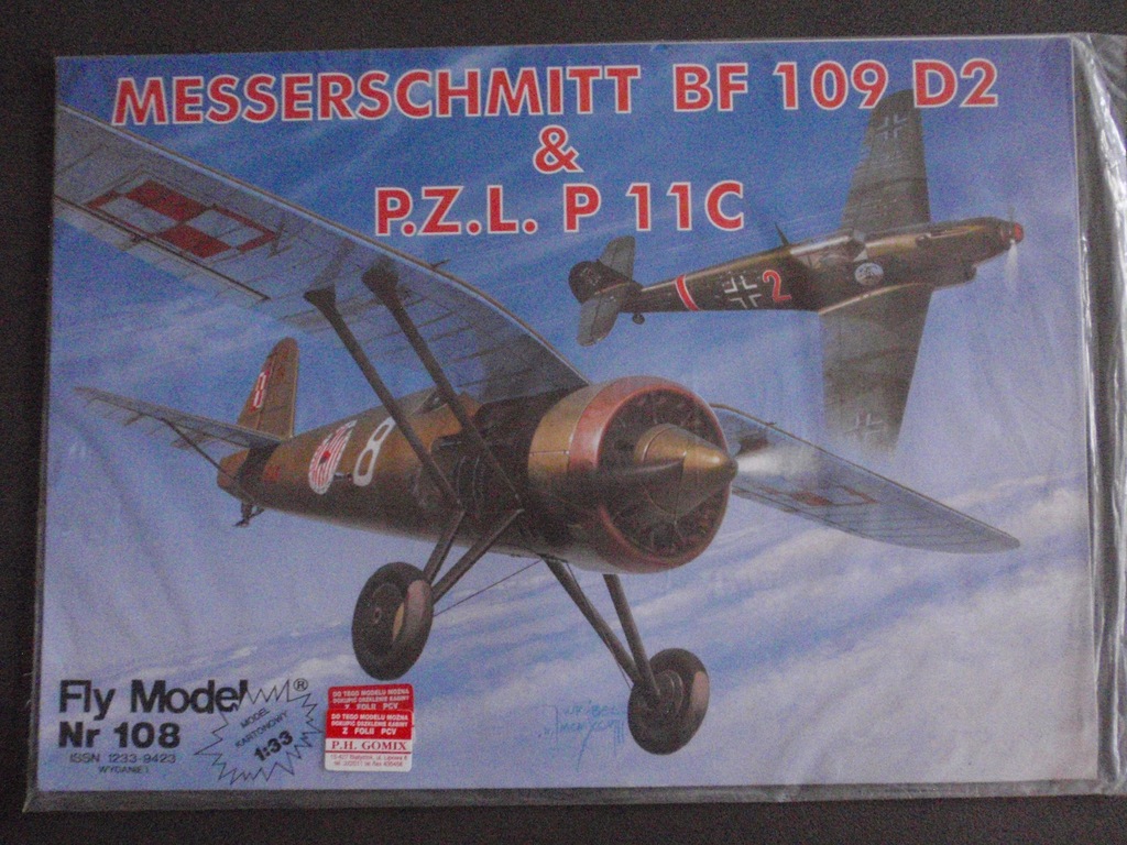 PZL P-11C & Me Bf109D - Fly Model