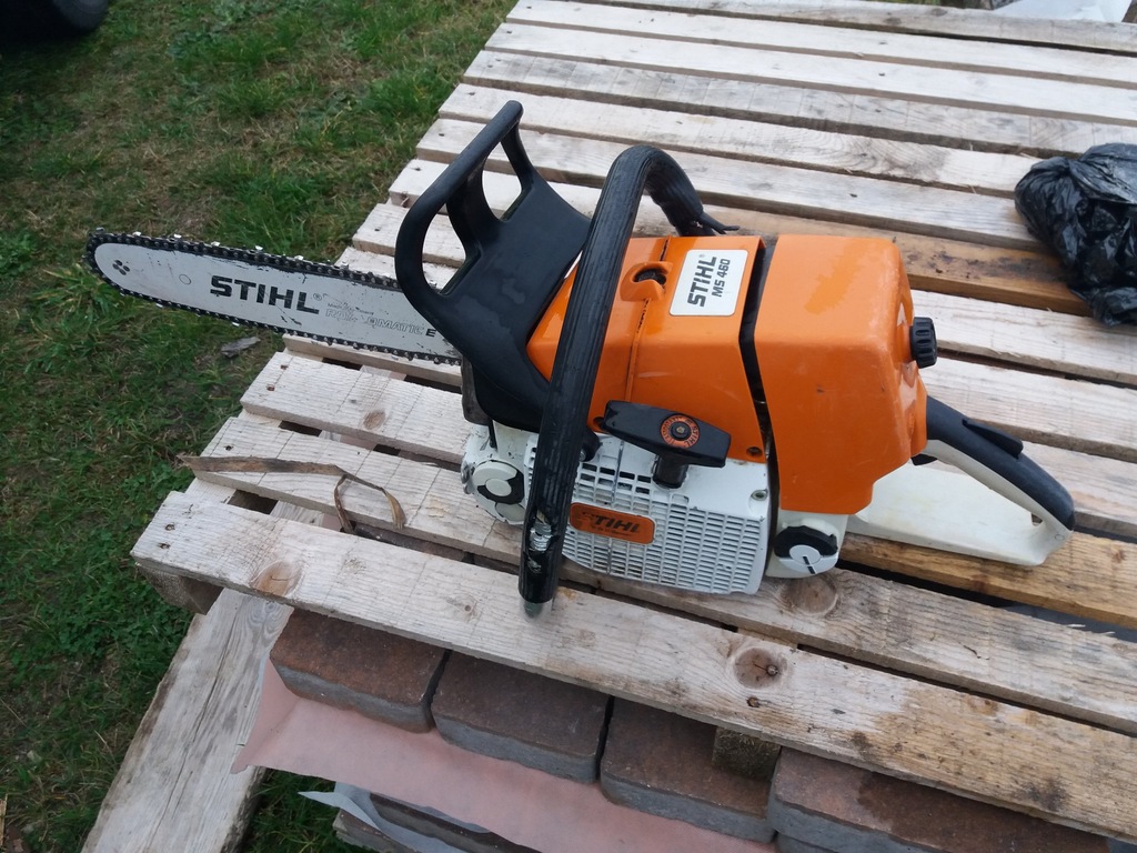 Piła stihl ms 460 uszkodzona