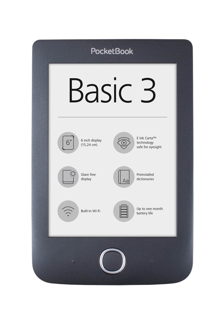 PocketBook Basic 3 Czarny 700 ebooków