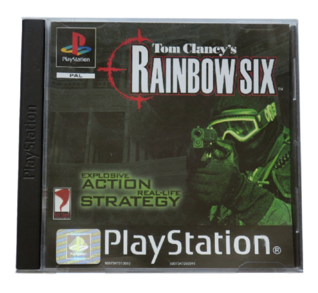 TOM CLANCY'S RAINBOW SIX PS1 PlayStation 1 PSX 
