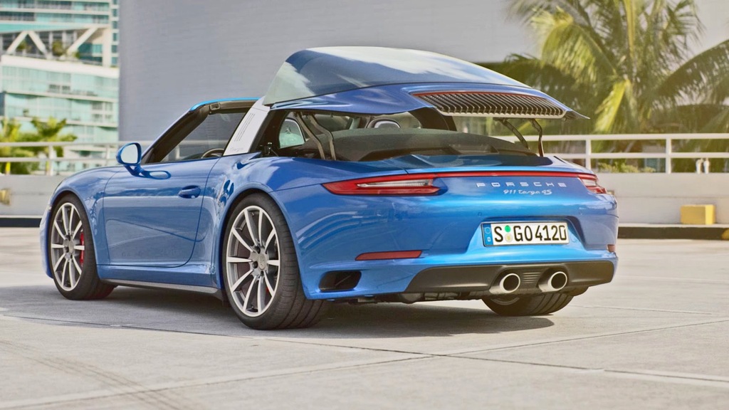 KOMPLETNY TYL  PORSCHE 911 991 TARGA