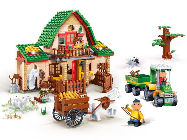 KLOCKI BanBao SĄSIEDZI PAT I MAT 541el 30225 FARMA