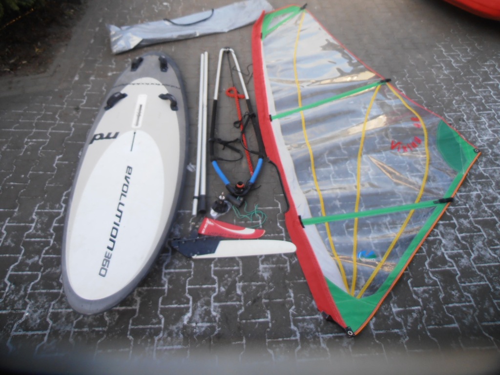 Windsurfing deska mieczowa 155l.+ pędnik 4.0 nauka