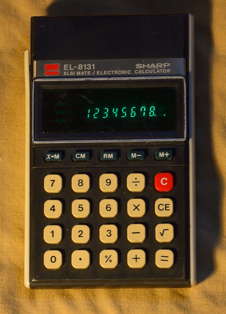 kalkulator Sharp Elsi Mate EL-8131 sprawny ZABYTEK