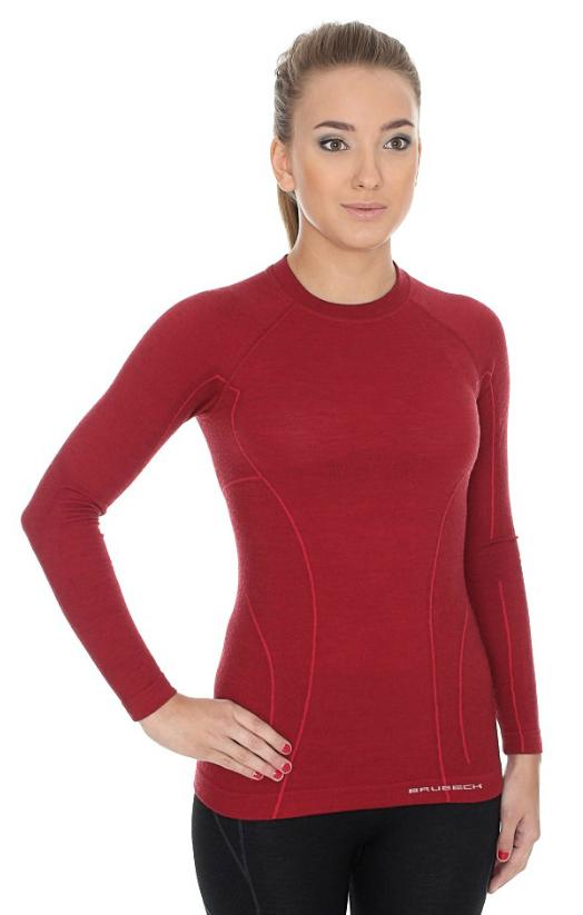 BLUZA TERMOAKTYWNA DAMSKA BRUBECK ACTIVE WOOL - L