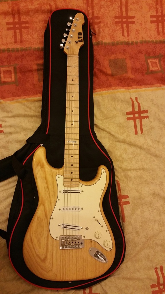 Gitara elektryczna Esp Ltd ST-213 Natural + torba!