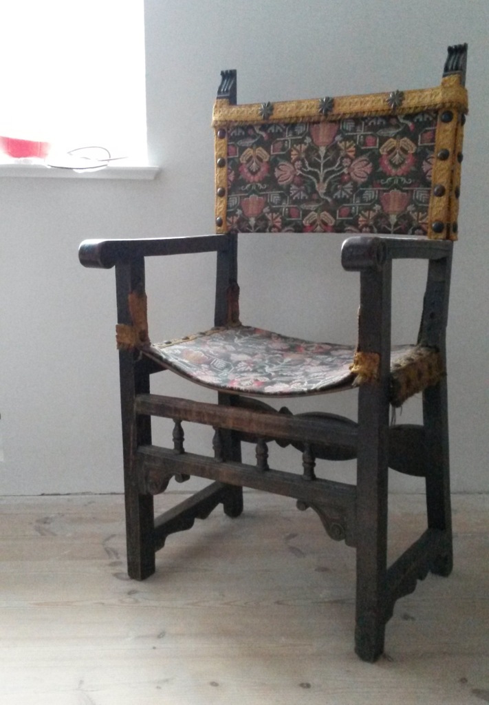 Fotel renesansowy 16 - 17 wiek [fotel nr 1]
