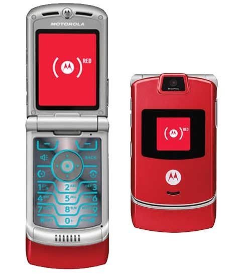 MOTOROLA RAZR V3 PL MENU CZERWONA 7 KOLORÓW GWwPL