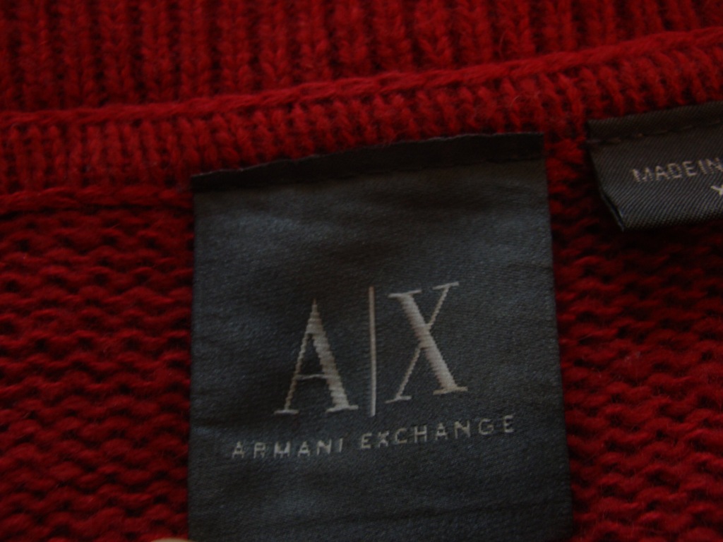 Armani Exchange super sweter 100% oryginał rarytas