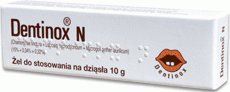 Dentinox N  10 g. ŻEL NA DZIĄSŁA .APTEKA P-ń