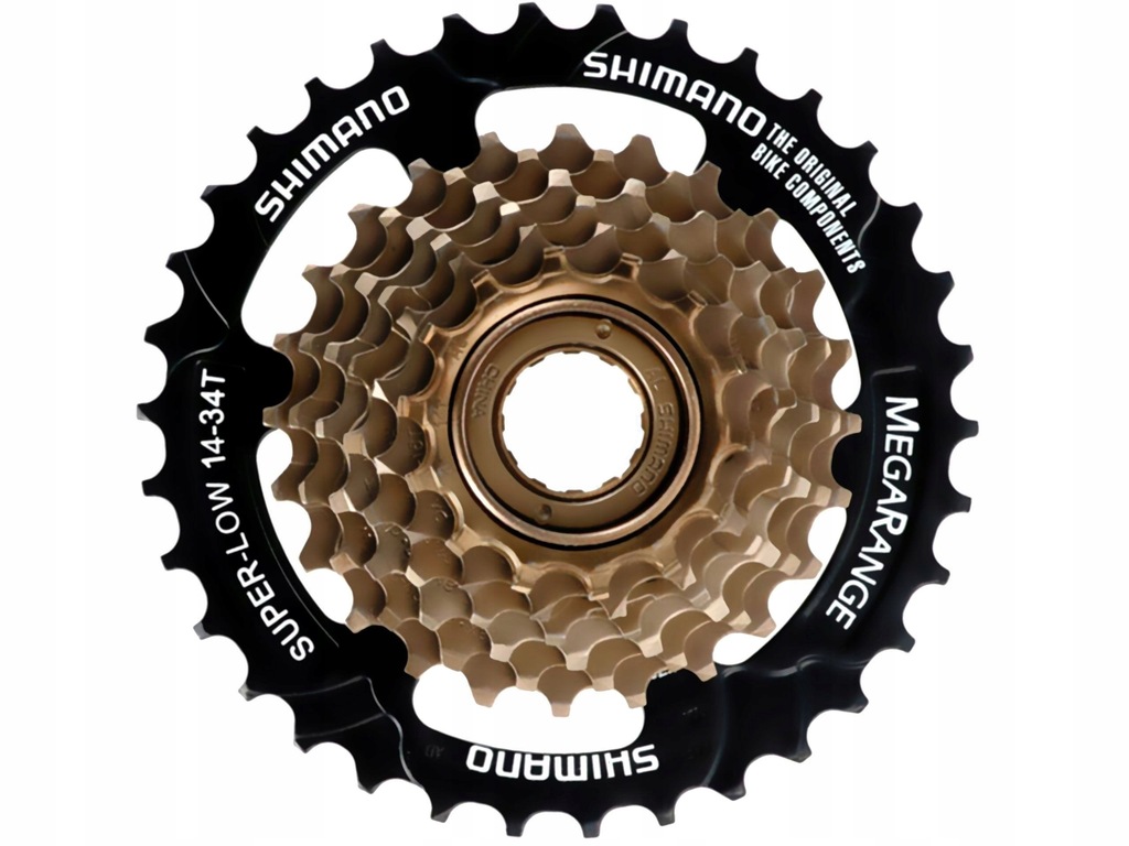 ZĘBATKA TYLNA ROWER TYŁ SHIMANO 7 RZĘDÓW 14-34 ZĘB
