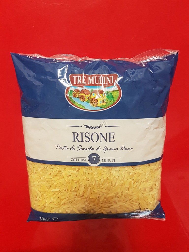 MAKARON WŁOSKI Tre Mulini RISONE -kształt ryżu 1kg