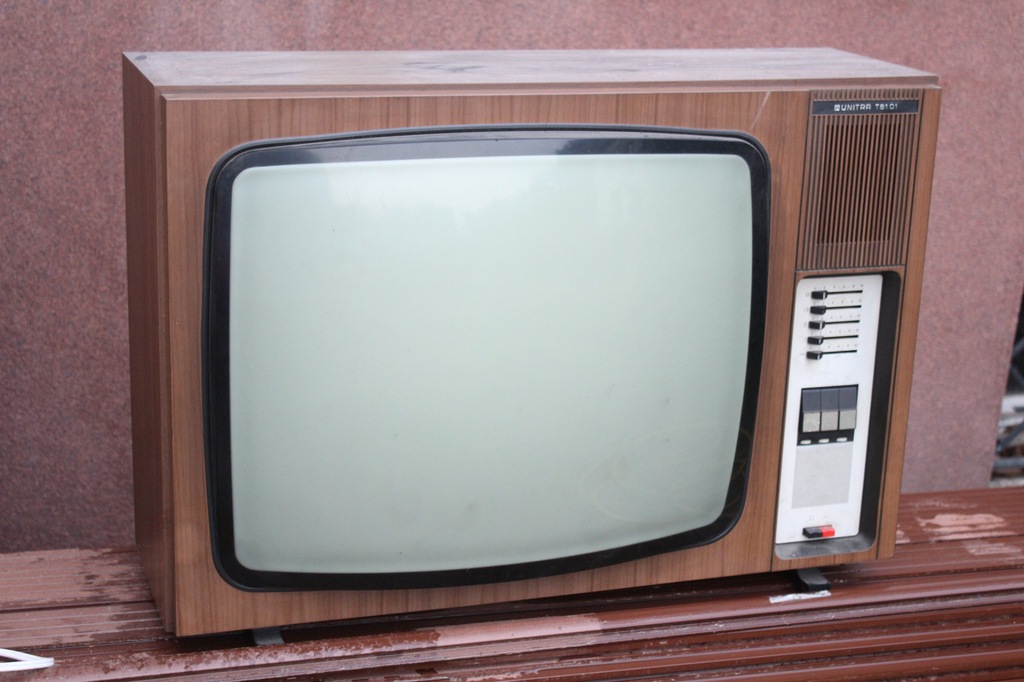 TV Unitra T6101   telewizor czarno biały Unitra