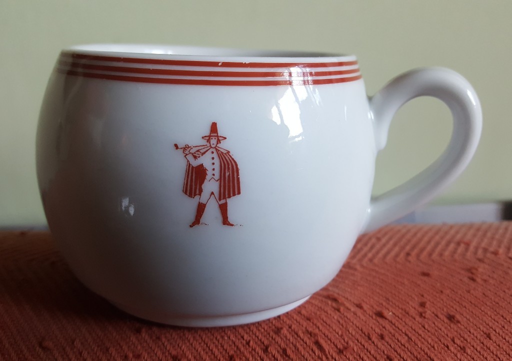 Filiżanka Rosenthal kantyna DAF z logo fabryki