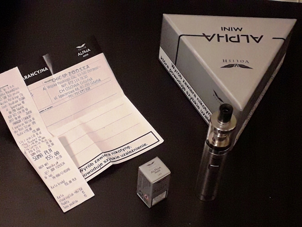e-papieros VOLISH ALPHA MINI + grzałka BCM