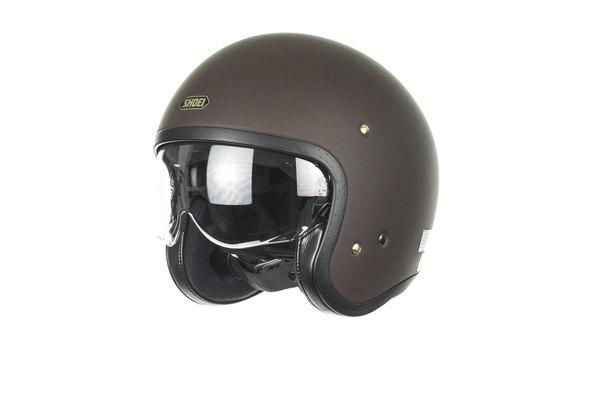 Kask otwarty na skuter  SHOEI J.O brązowy r. XXL