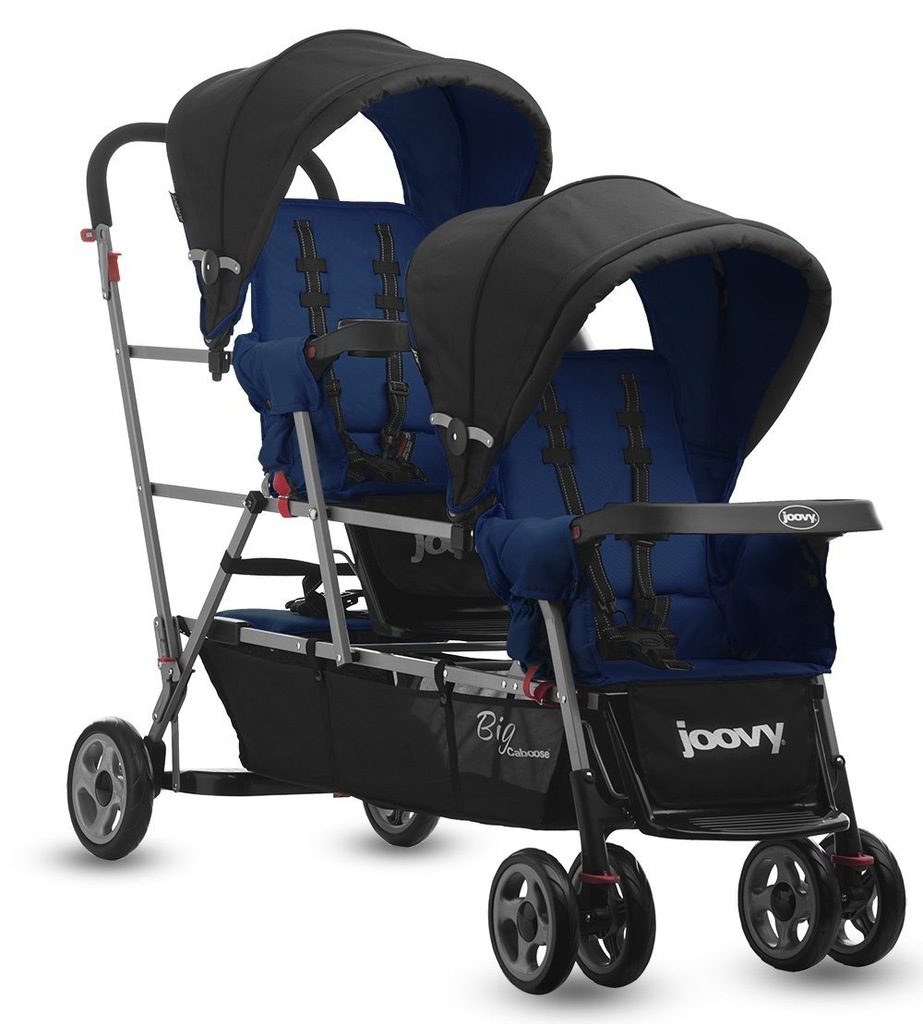 JOOVY BigCaboose Potrójny Bliźniaczy WÓZEK Fotelik