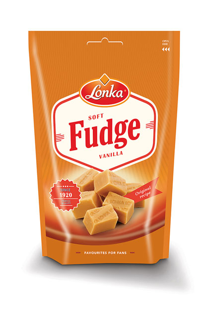 Lonka Fudge Vanilla cukierki 153g UK