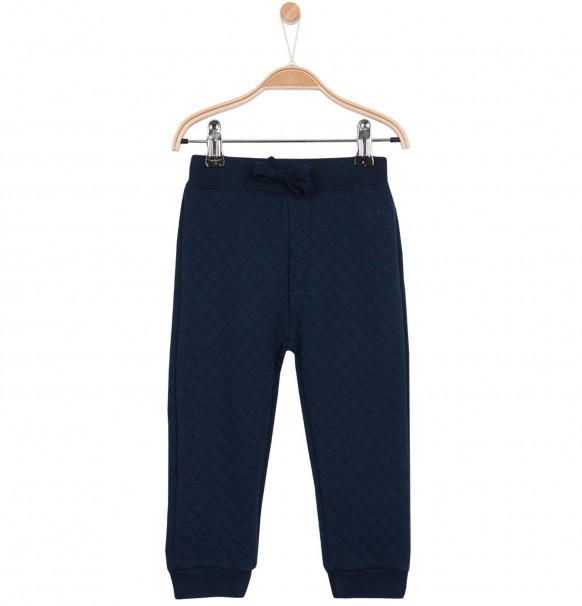 ENDO Spodnie dresowe z pikowanej dzianiny (r.80)