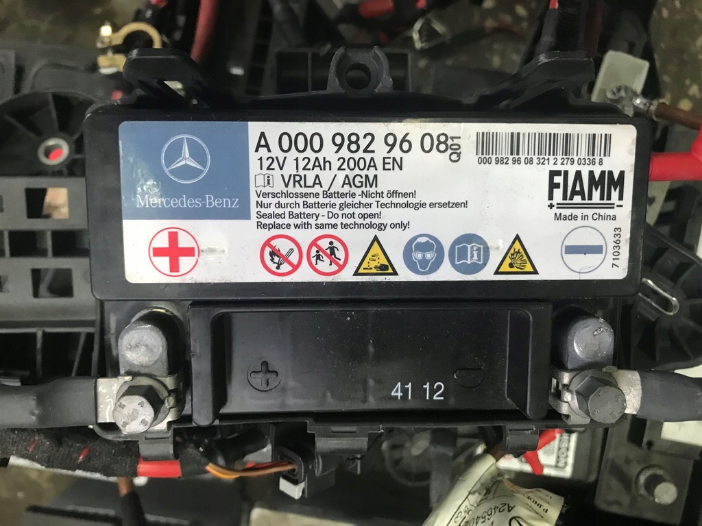 Mercedes B Klasa W246 Akumulator Mały Oryginał - 7698851291 - Oficjalne Archiwum Allegro