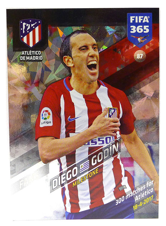 Fans Diego Godin Atlético de Madrid Fifa 365 Cards 2018-087 