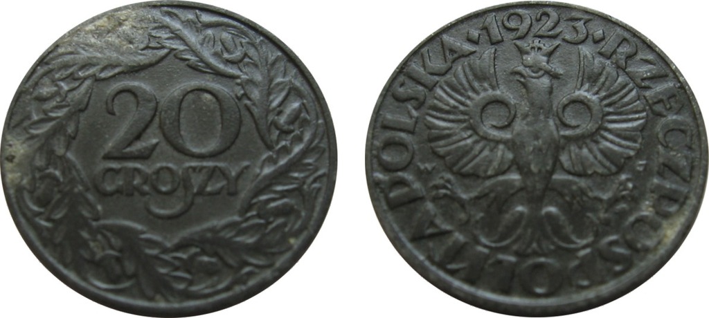 20 groszy 1923 r. CYNK