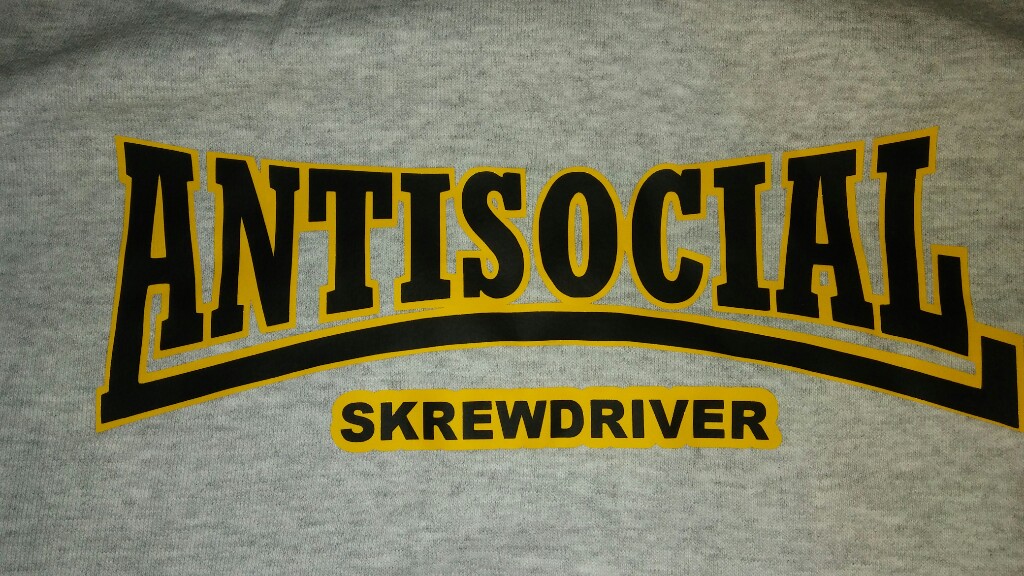 SKREWDRIVER ANTISOCIAL BLUZA XXL SKINHEAD SKIN OI!