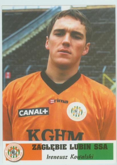 Ireneusz KOWALSKI - ZAGŁĘBIE Lubin sezon 2000/01