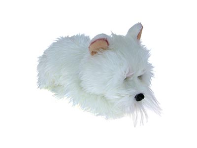 ZOO: maskotka pies TERRIER WEST HIGHLAND 36cm 0985