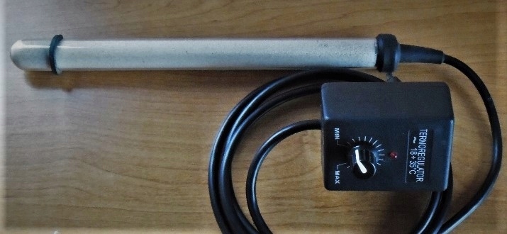 Grzałka Skalar 200W z termostatem zewnętrznym