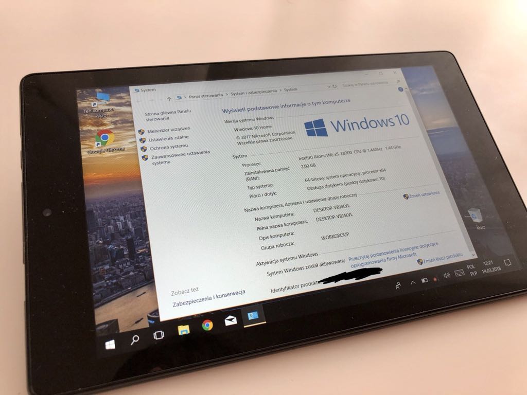 Tablet Windows 10 64bit  2GB RAM , 32gb , Intel HD