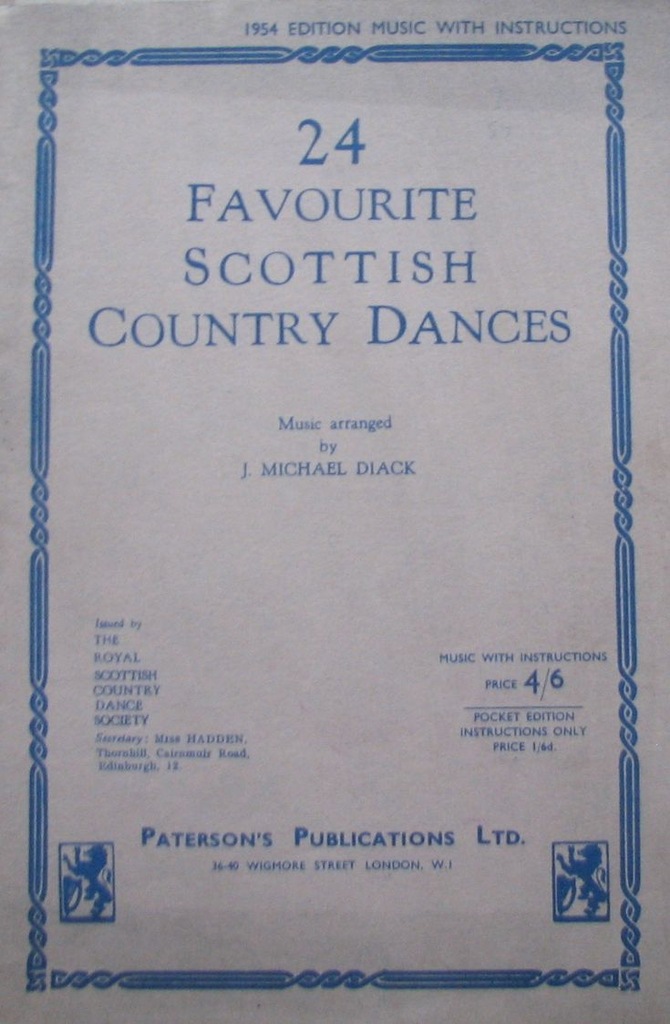 TANIEC SZKOCKI 24 Favourite Scottish Country Dance