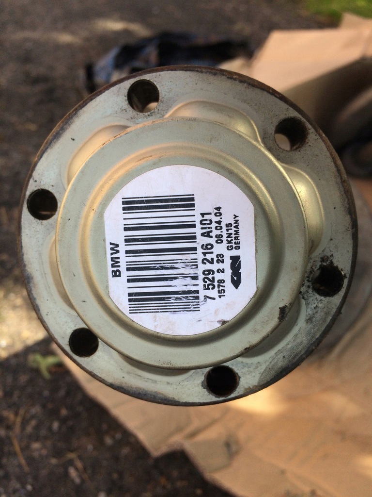 BMW E60 520I 2.2 M54B22 PÓŁOŚ PRZEGUB 7529216