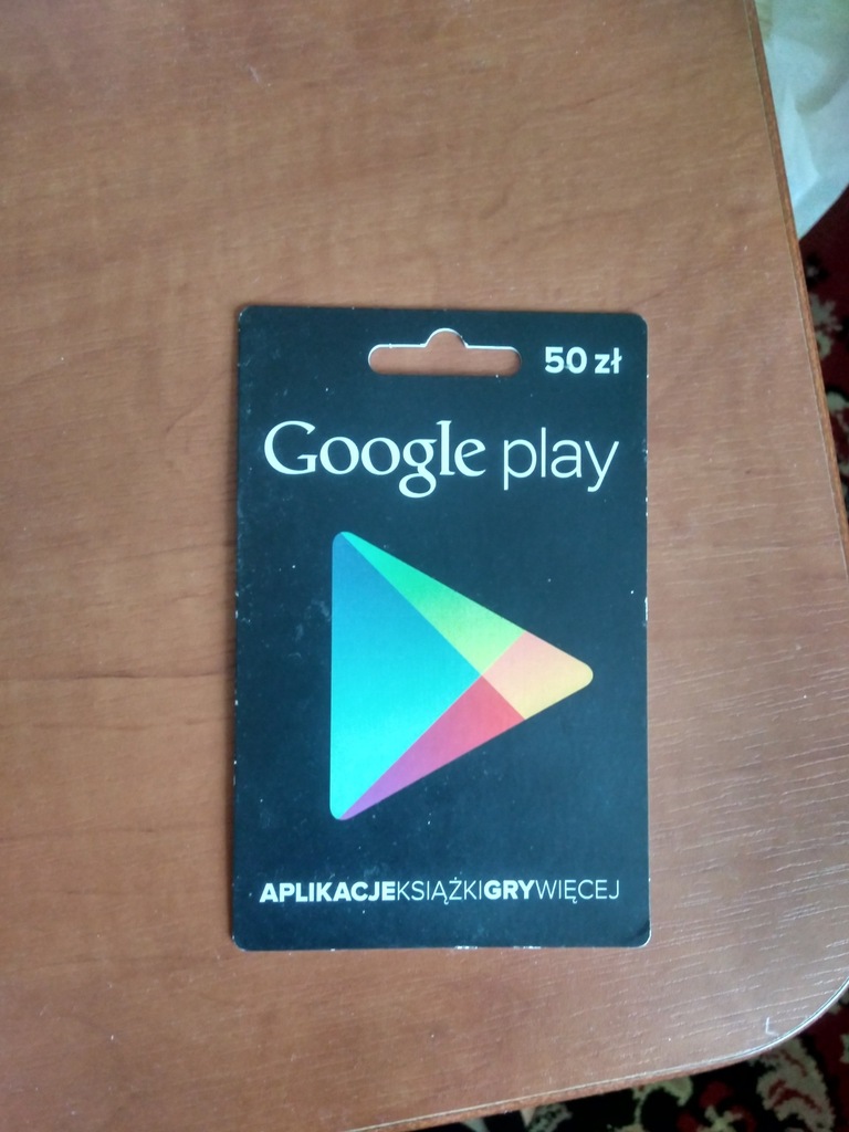 Karta upominkowa Google Play 50 zł