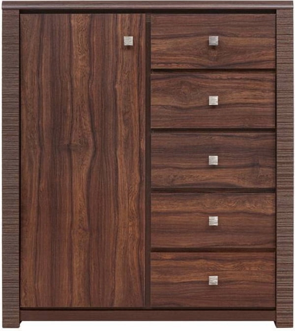 Komoda Pojemna Senegal Black Red White