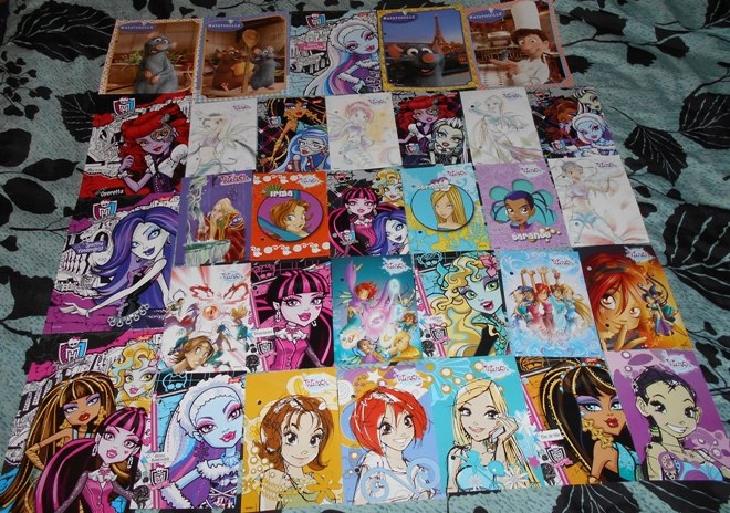 Karteczki Witch i inne, 32 szt . b