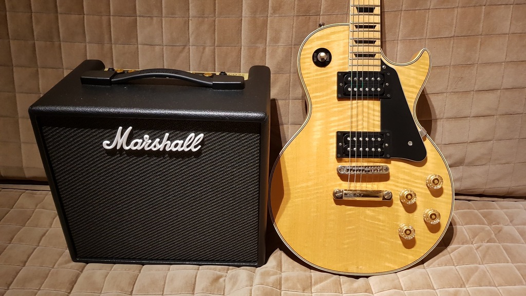 Gitara Les Paul Custom Japan 1975 + Marshall Code