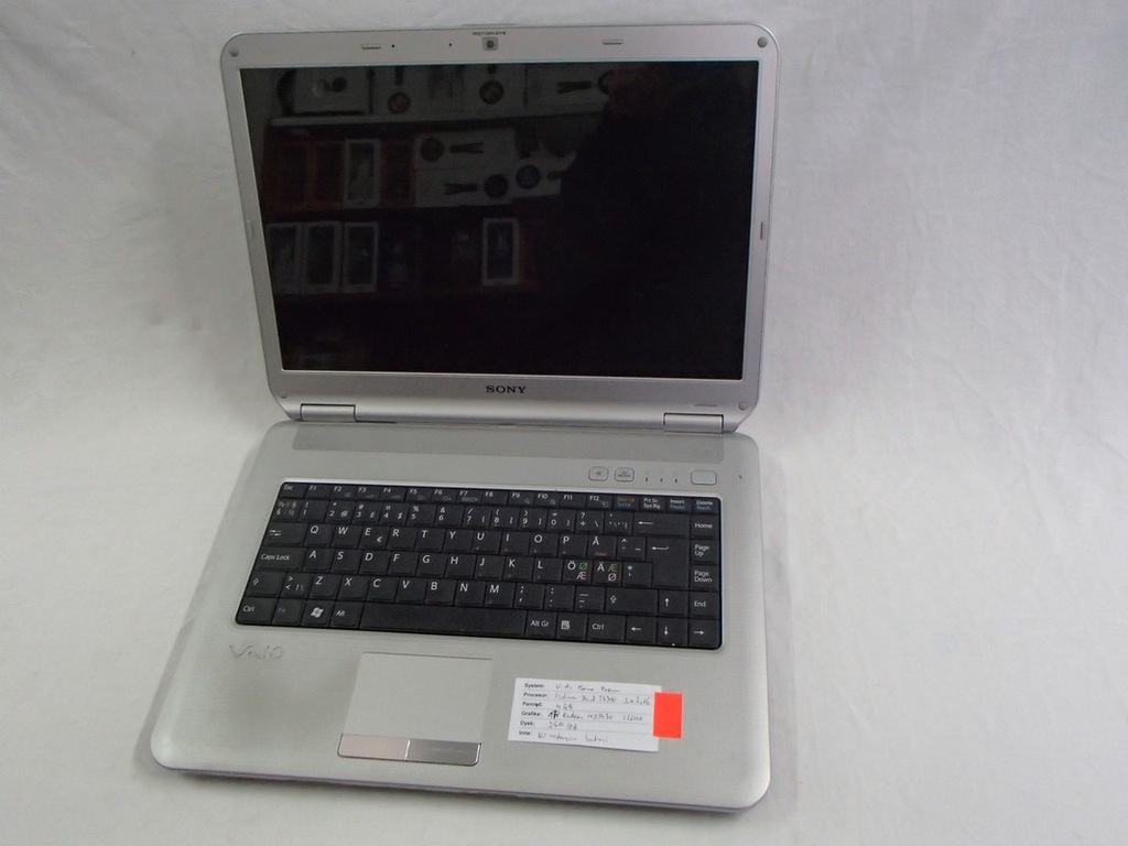 Laptop Sony PCG-7162M VGN-NS31M Pentium Dual 4GB