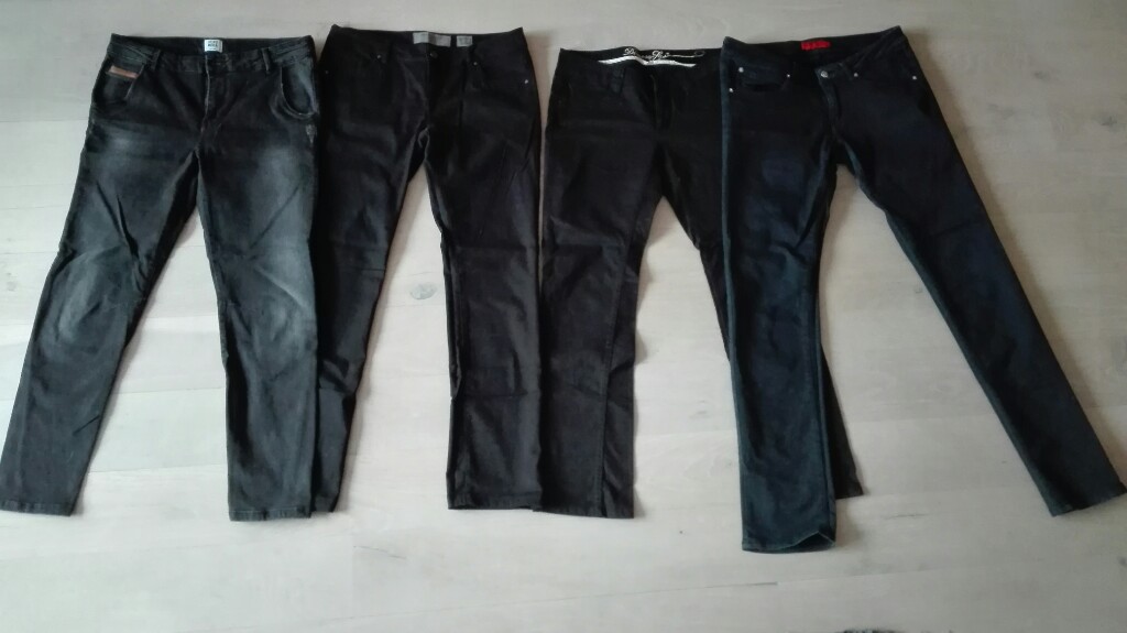 Zestaw szare czarne jeansy 40/L Vero Moda Only