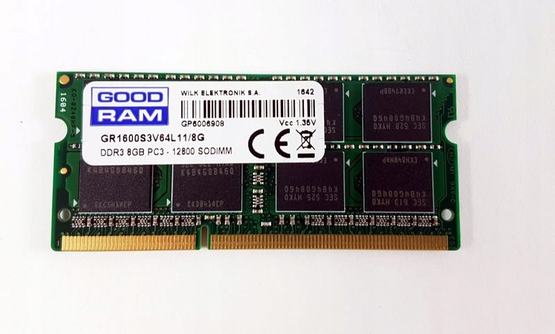 NOWE 8GB GOODRAM DDR3 GR1600S3V64L11/8G 1600MHz
