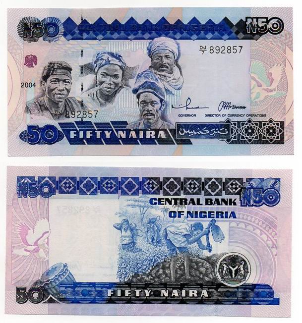 NIGERIA 2004 50 NAIRA