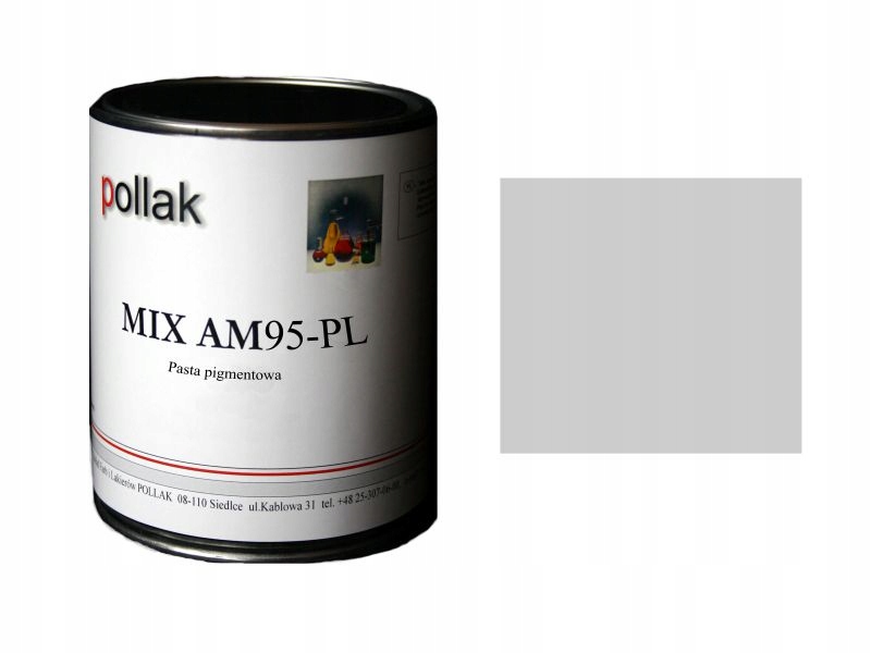 Mix Pasta PIGMENT AM95 -PL Metalik Jasny Śr. Gruby
