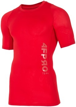 Koszulka męska 4F PRO TSMF401 SS18 - czerwony - XL